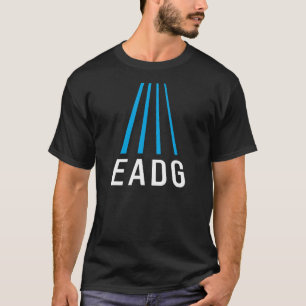 EADG 4 String Bass Guitar Player-assistans för Per T Shirt