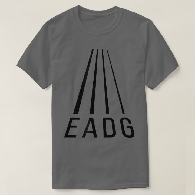 EADG 4 String Perspective - Bass GuitarBass Player T Shirt (Design framsida)