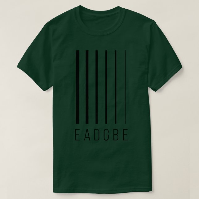 EADGBE 6 String Guitar Player & GuitaristCool Prem T Shirt (Design framsida)