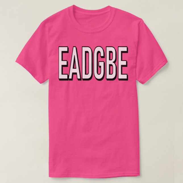 EADGBE T SHIRT (Design framsida)