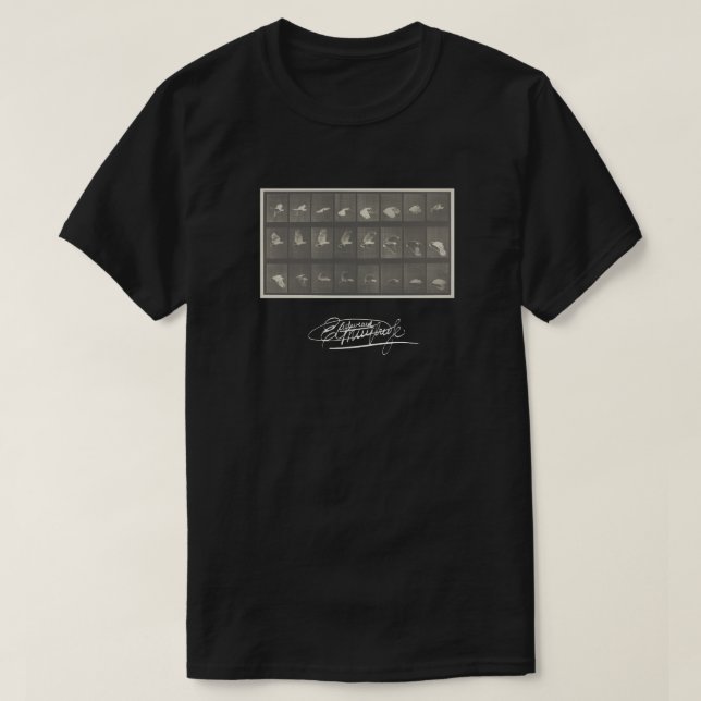 Eadweard Muybridge Animal Locomotion T Shirt (Design framsida)