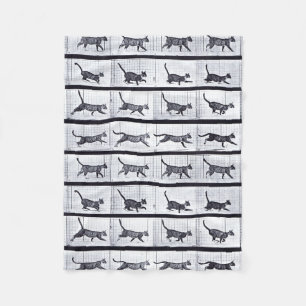 EADWEARD MUYBRIDGE: Katt som går - Fleecy filt