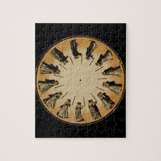 Eadweard Muybridge kopplar ihop Waltzing Pussel (Vertikal)