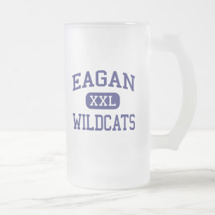 Eagan - vildkatter - högstadium - Eagan Minnesota Frostat Ölglas