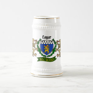 Eagar Irish Shield Personlig Beer Stein Sejdel
