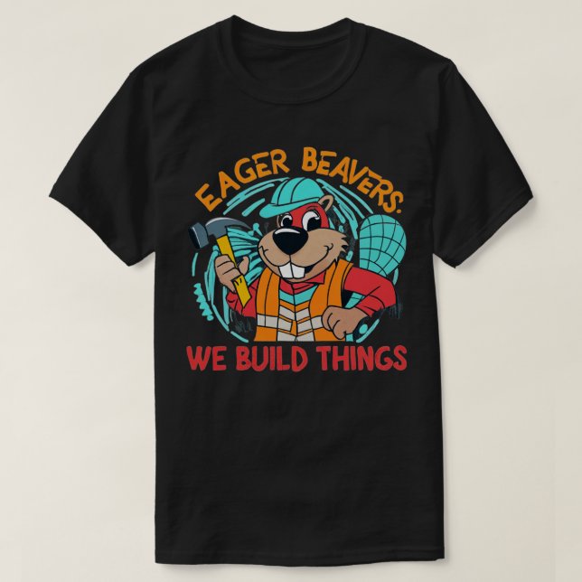 Eager Beavers T Shirt (Design framsida)