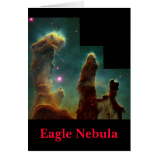 eagle4Finished örnNebula Hälsningskort