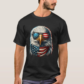 Eagle 4th Of July USA Patriotic American Independe T Shirt