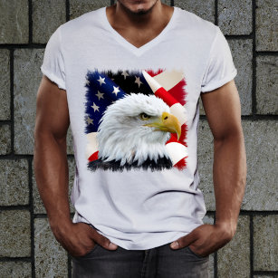 Eagle American Flagga T-Shirt
