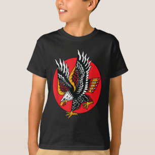 Eagle American Traditional Tatto Bläck Old school T Shirt