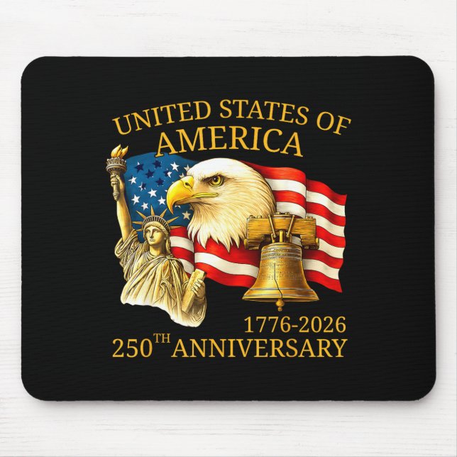Eagle And Flag 250th Birthday America Since 1776  Musmatta (Framsidan)
