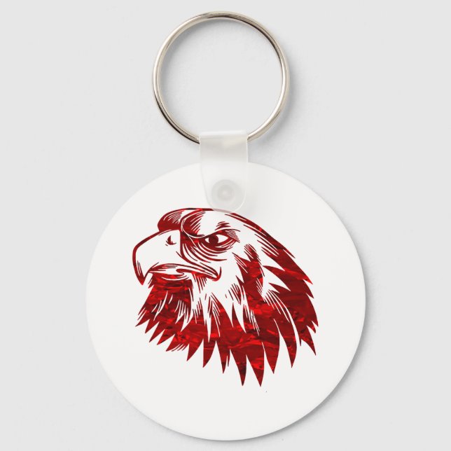 Eagle Ansikte Nyckelring (Framsida)