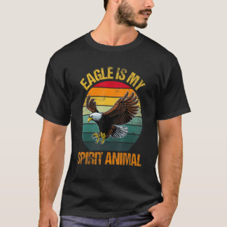 Eagle är mitt spritdjur Eagle Retro Vintage T Shirt