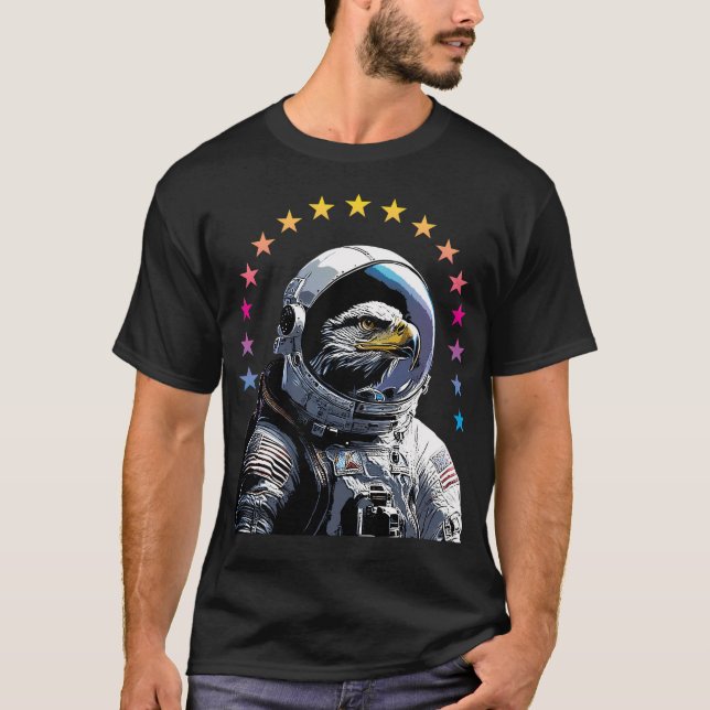 Eagle Astronaut T Shirt (Framsida)