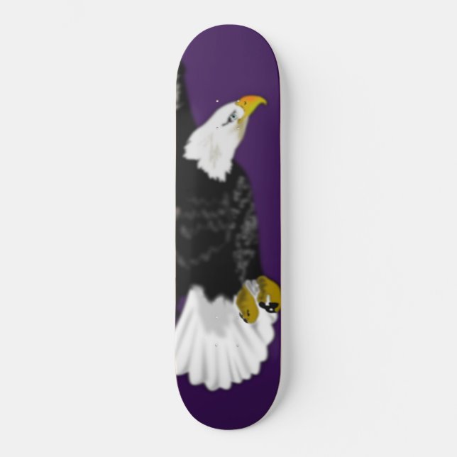 Eagle Attack - Mini Skateboard Bräda 18,5 Cm (Framsida)