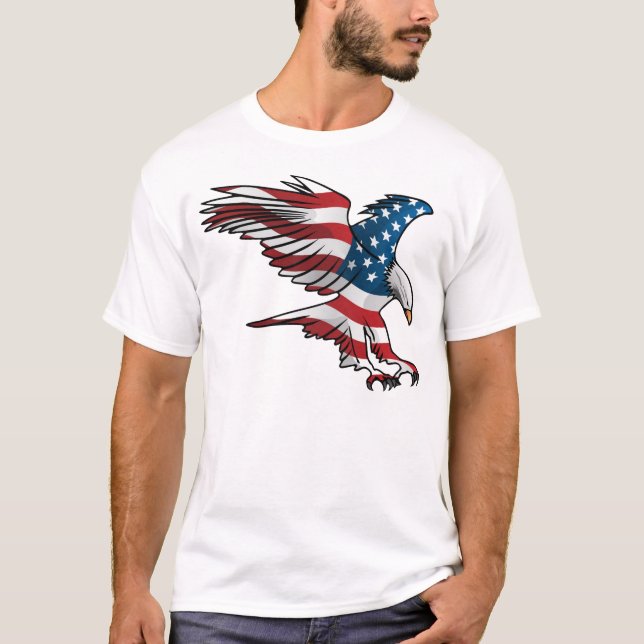 Eagle attack t shirt (Framsida)