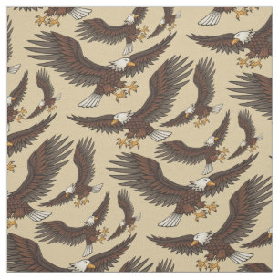 Eagle Attacker Mönster Tyg