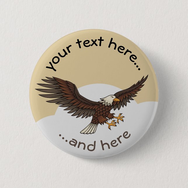 Eagle Attacking Knapp (Framsida)