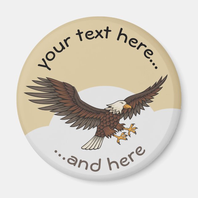 Eagle Attacking Magnet (Framsidan)