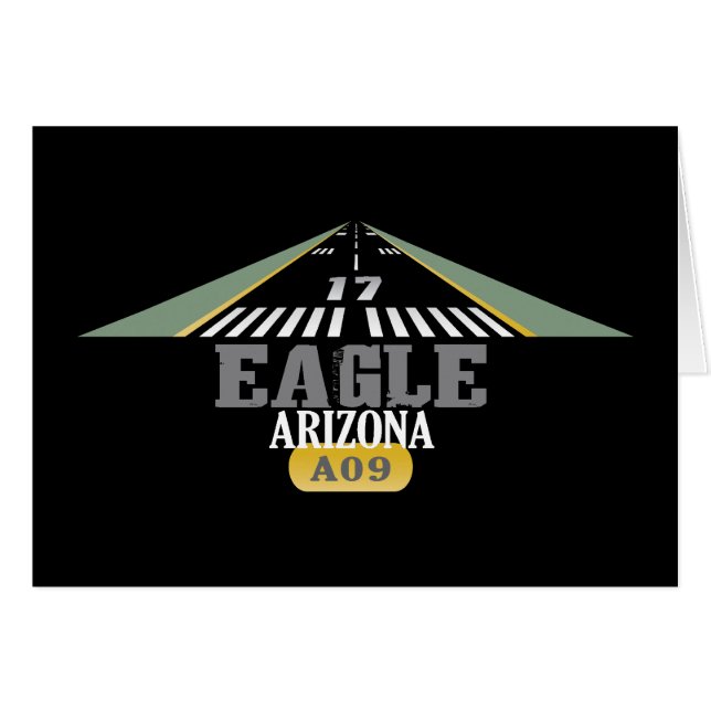 Eagle, AZ A09 Airport Hälsningskort (Framsidan Horizontal)