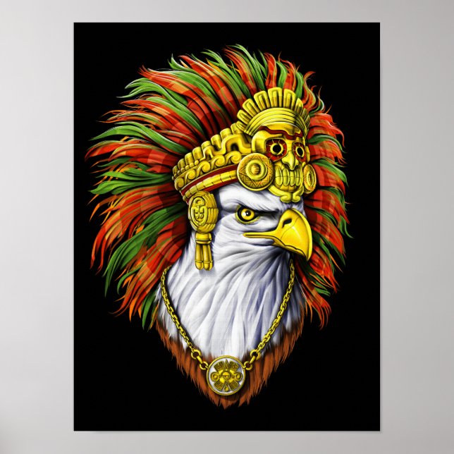 Eagle Aztec Warrior Poster (Framsidan)