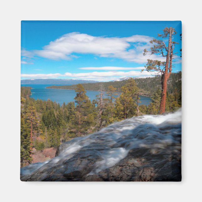 Eagle Bäck Falls, södra Sjö Tahoe Magnet (Framsidan)