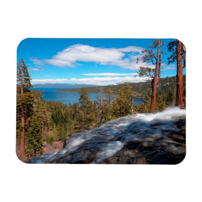 Eagle Bäck Falls, södra Sjö Tahoe Magnet (Horisontell)