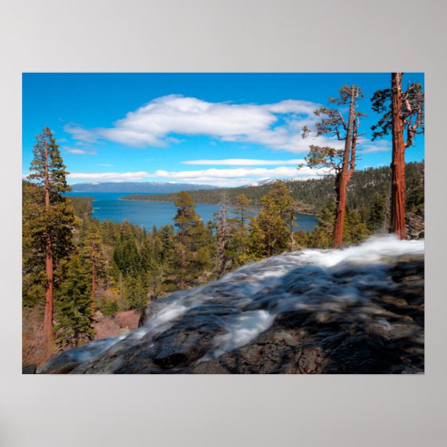 Eagle Bäck Falls, södra Sjö Tahoe Poster (Framsidan)