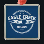 Eagle Bäck Oregon Kayaking Julgransprydnad Metall<br><div class="desc">Eagle Bäck är en biflod till Clackamasfloden i de westerna sluttningarna av Cascade-området i nordvästra Oregon.</div>