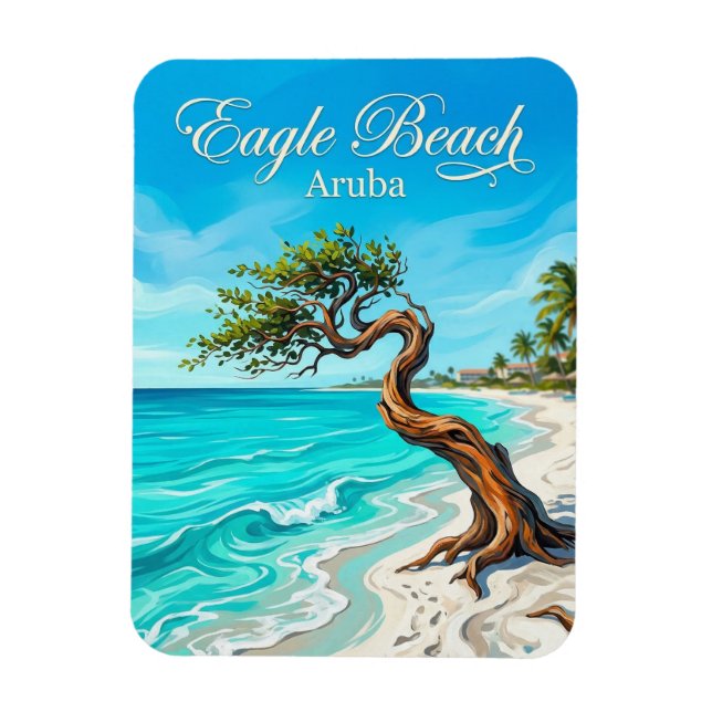 Eagle Beach Aruba Magnet (Vertikal)