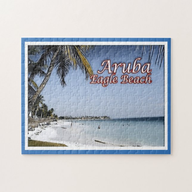 Eagle Beach - Aruba - Pussel (Horisontell)