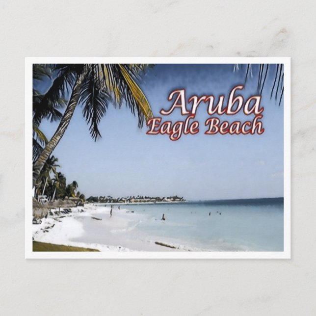Eagle Beach - Aruba - Vykort (Framsida)