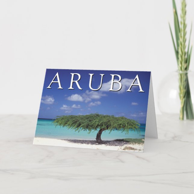 Eagle Beach | Karibien, Aruba Kort (Framsida)