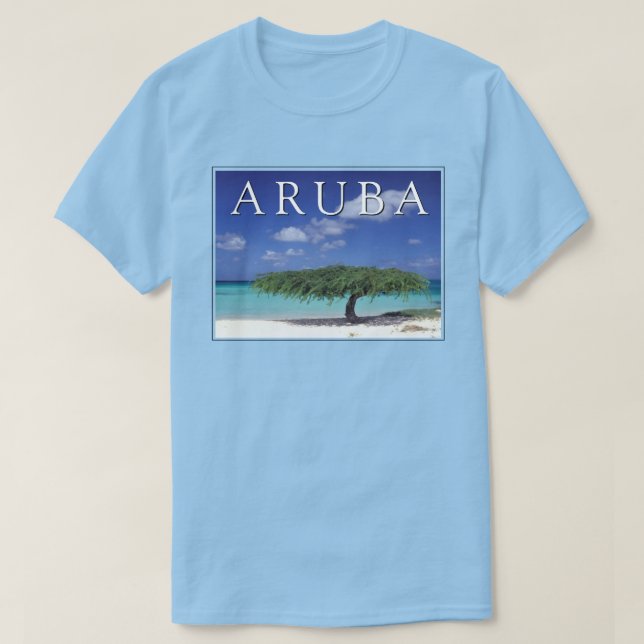 Eagle Beach | Karibien, Aruba T Shirt (Design framsida)