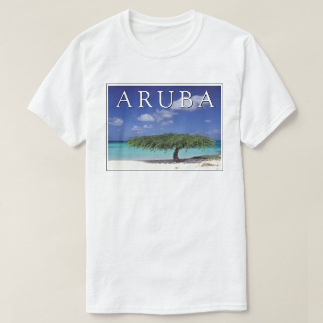 Eagle Beach | Karibien, Aruba T Shirt (Design framsida)