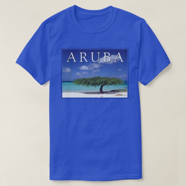 Eagle Beach | Karibien, Aruba T Shirt (Design framsida)