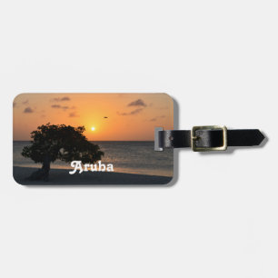 Eagle Beach Sunset Bagagebricka