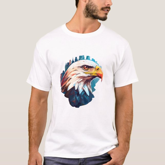 Eagle Bird Animal World Wildlife Beauty Discovery T Shirt (Framsida)