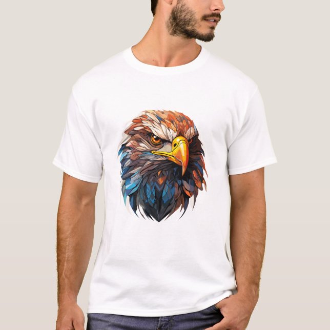 Eagle Bird Animal World Wildlife Beauty Discovery T Shirt (Framsida)