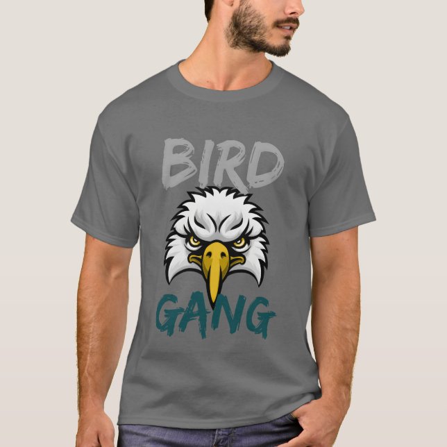 Eagle Bird Gang Funny Philadelphia-flicka T Shirt (Framsida)