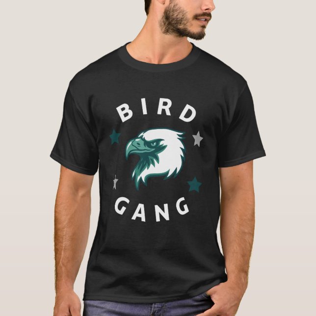 Eagle Bird Gang Funny Philadelphia T Shirt (Framsida)