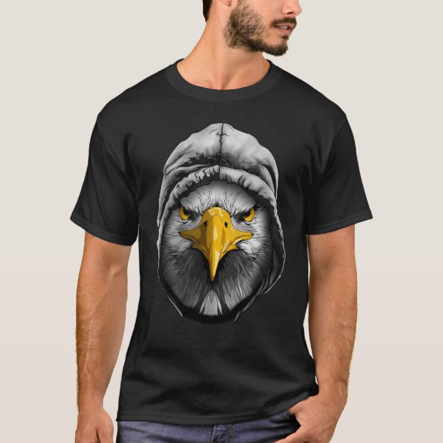 Eagle Bird Graphic Animal Art Eagle T Shirt (Framsida)