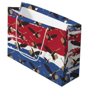 Eagle Bird USA Patriotic American Flagga