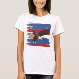 Eagle Bird USA Patriotic American Flagga T Shirt