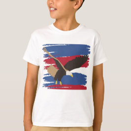 Eagle Bird USA Patriotic American Flagga T Shirt