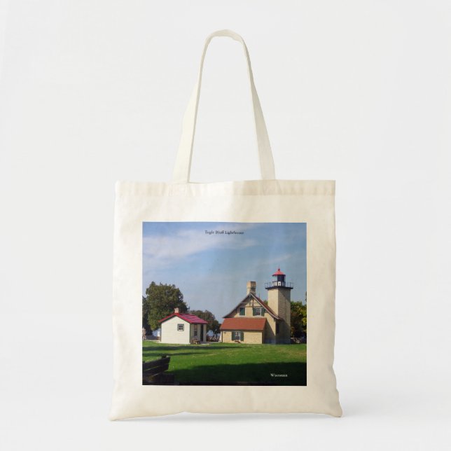 Eagle Bluff Lighthouse tote bag Tygkasse (Framsidan)