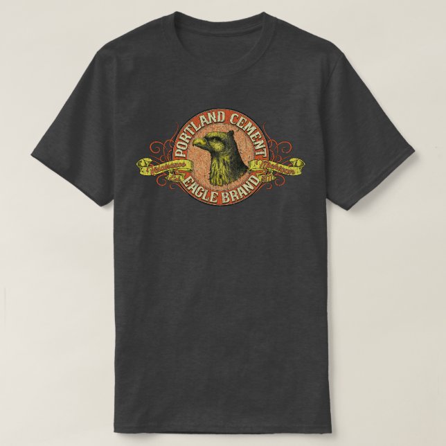 Eagle Brand Portland Cement 1871 T Shirt (Design framsida)