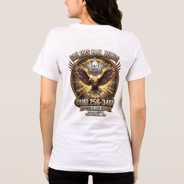 Eagle Break-Out Women's T-Shirt (Baksida)