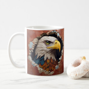 Eagle Breaking out Wall Kopp, Mugg