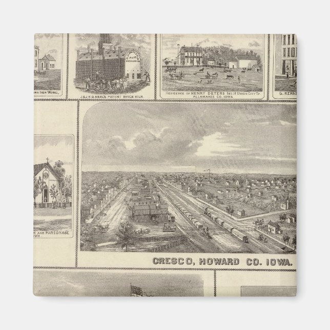 Eagle Brewery, Cedar Rapids Magnet (Framsidan)